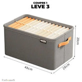 Kit Organizador de Roupas Premium com Tampa