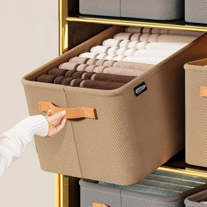 Kit Organizador de Roupas Premium com Tampa