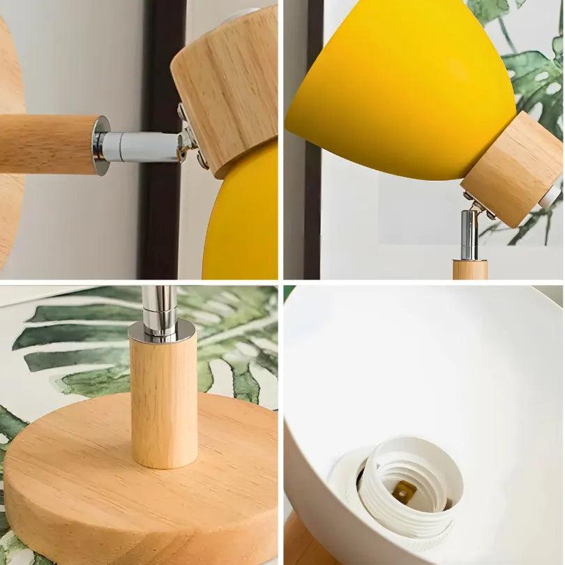 Arandela Articulada de Parede Interna Wooden - ForhouseS