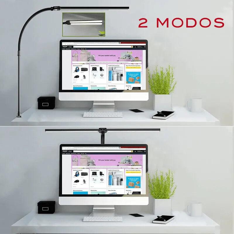 Luminária de Mesa Led Escritório Fléxivel Alumínio - ForhouseS