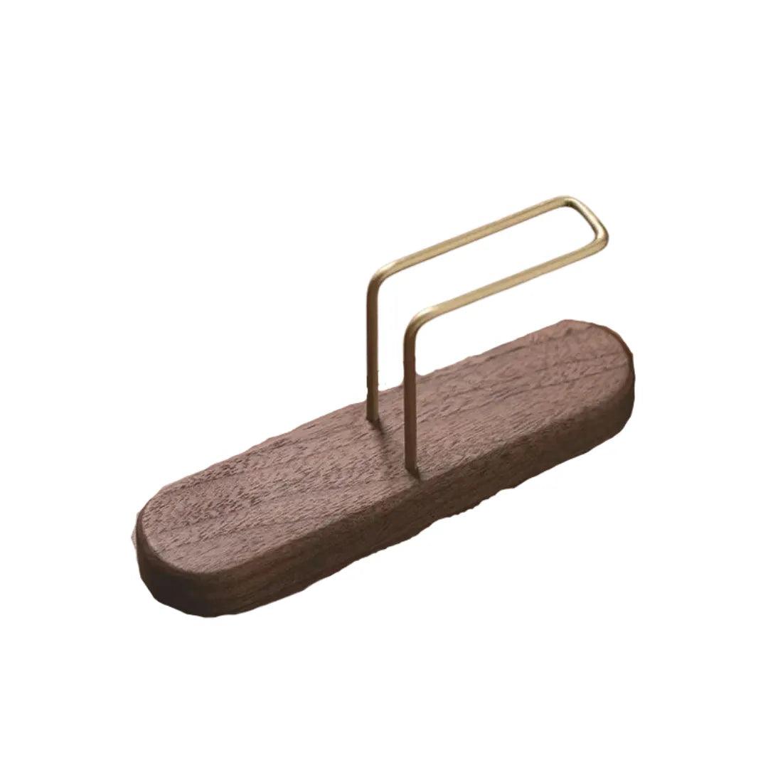 Porta-Filtro de Café de Madeira Suporte Filtro Papel - ForhouseS