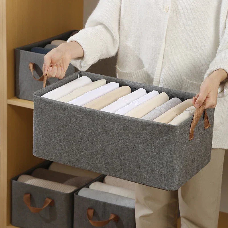 Kit Organizador de Roupas Premium com Tampa