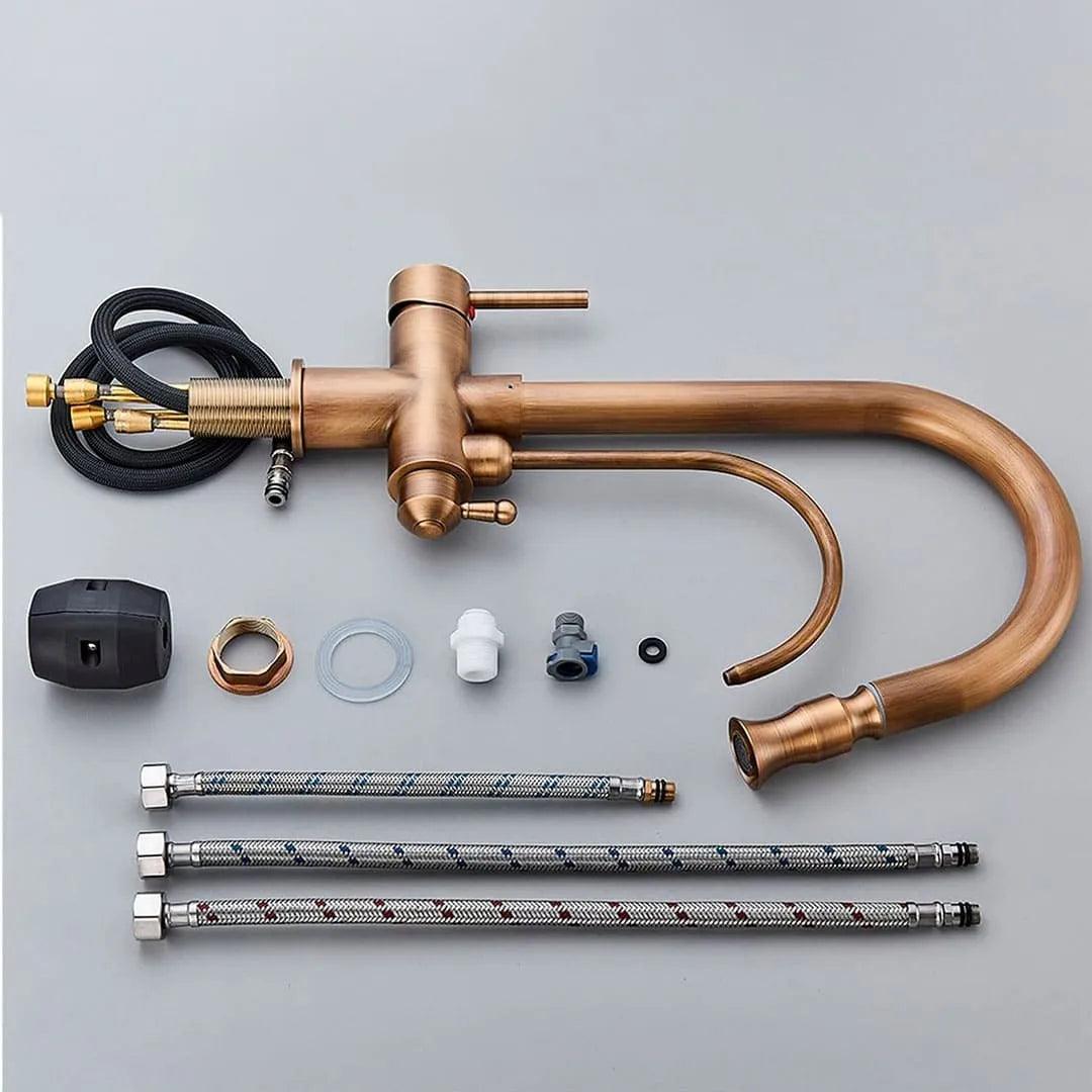 Torneira Com Filtro Para Cozinha Monocomando Com Jato Extensível Modelo Mistral - ForhouseS