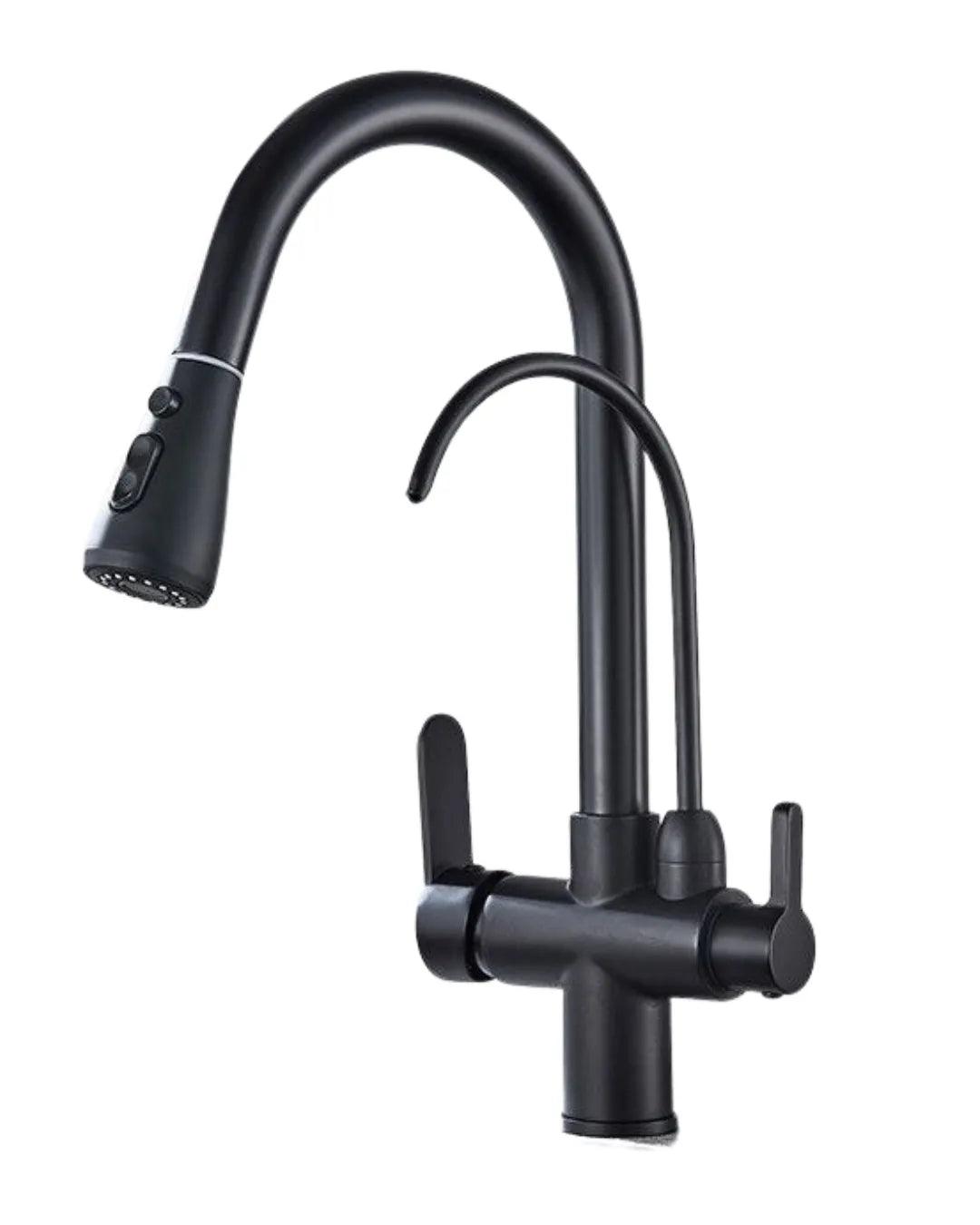 Torneira Para Cozinha Gourmet Monocomando Dupla Função Filtro Jato Extensível - ForhouseS