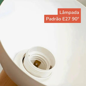 Arandela Articulada de Parede Interna Wooden - ForhouseS