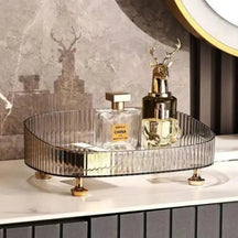 Bandeja Decorativa Espelhada para Banheiro Oval - ForhouseS