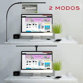 Luminária de Mesa Led Escritório Fléxivel Alumínio - ForhouseS