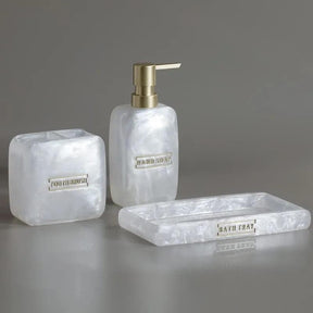 Saboneteira Kit Banheiro Lavabo Conjunto de Banheiro 3 Peças - ForhouseS
