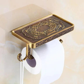 Suporte De Papel Higiênico De Parede Gold - ForhouseS